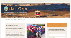 Desktop Screenshot of dare2go.com